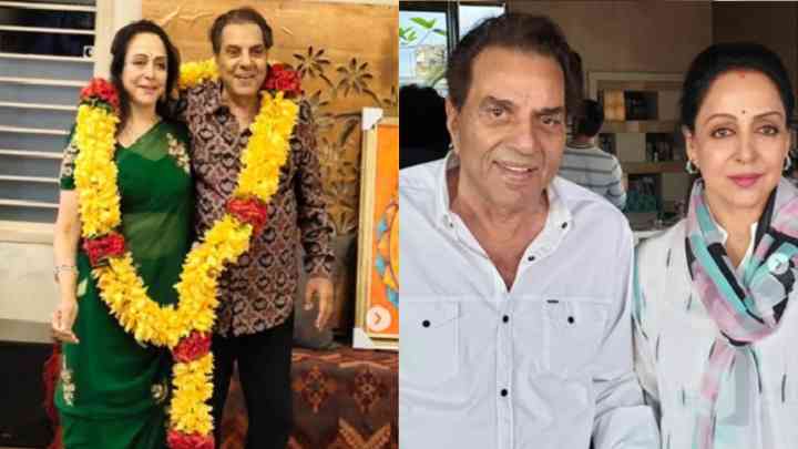 ਹੇਮਾ ਮਾਲਿਨੀ ਨੇ ਧਰਮਿੰਦਰ ਦੇ ਨਾਲ ਮੁੜ ਤੋਂ ਸਾਂਝੀਆਂ ਕੀਤੀਆਂ ਤਸਵੀਰਾਂ, ਹੇਮਾ ਮਾਲਿਨੀ  ਨੇ ਲਿਖਿਆ ‘ਕੁਝ ਪਿਆਰੇ ਪਰਿਵਾਰਕ ਪਲ'