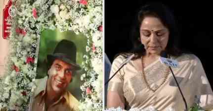 ਧਰਮਿੰਦਰ ਦੀ ਪ੍ਰੇਅਰ ਮੀਟ ‘ਚ ਭਾਵੁਕ ਹੋਈ ਹੇਮਾ ਮਾਲਿਨੀ, ਕਈ ਸਿਆਸੀ ਹਸਤੀਆਂ ਨੇ ਦਿੱਤੀ ਸ਼ਰਧਾਂਜਲੀ