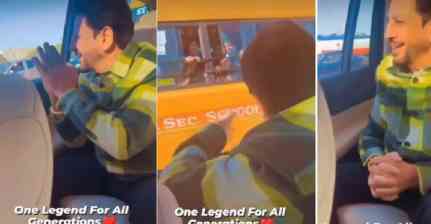 ਬੱਚਿਆਂ ਨਾਲ ਭਰੀ ਸਕੂਲ ਵੈਨ ਨੂੰ ਵੇਖ ਕੇ ਗੁਰਦਾਸ ਮਾਨ ਨੇ ਕਾਰ ਦੀ ਸਪੀਡ ਘਟਾਈ, ਬੱਚੇ ਵੀ ਗੁਰਦਾਸ ਮਾਨ ਨੂੰ ਵੇਖ ਕੇ ਹੋਏ ਐਕਸਾਈਟਡ