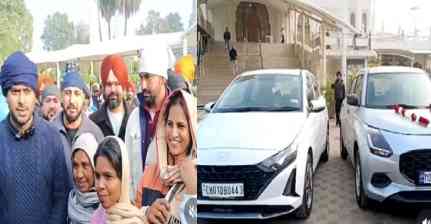 ਮਨਕਿਰਤ ਔਲਖ ਨੇ ਨਿਭਾਇਆ ਵਾਅਦਾ, ਕਬੱਡੀ ਖਿਡਾਰੀ ਰਾਜਨਦੀਪ ਸ਼ਰਮਾ ਤੇ ਜਸ ਸ਼ਰਮਾ ਨੂੰ ਦਿੱਤੀ ਕਾਰ