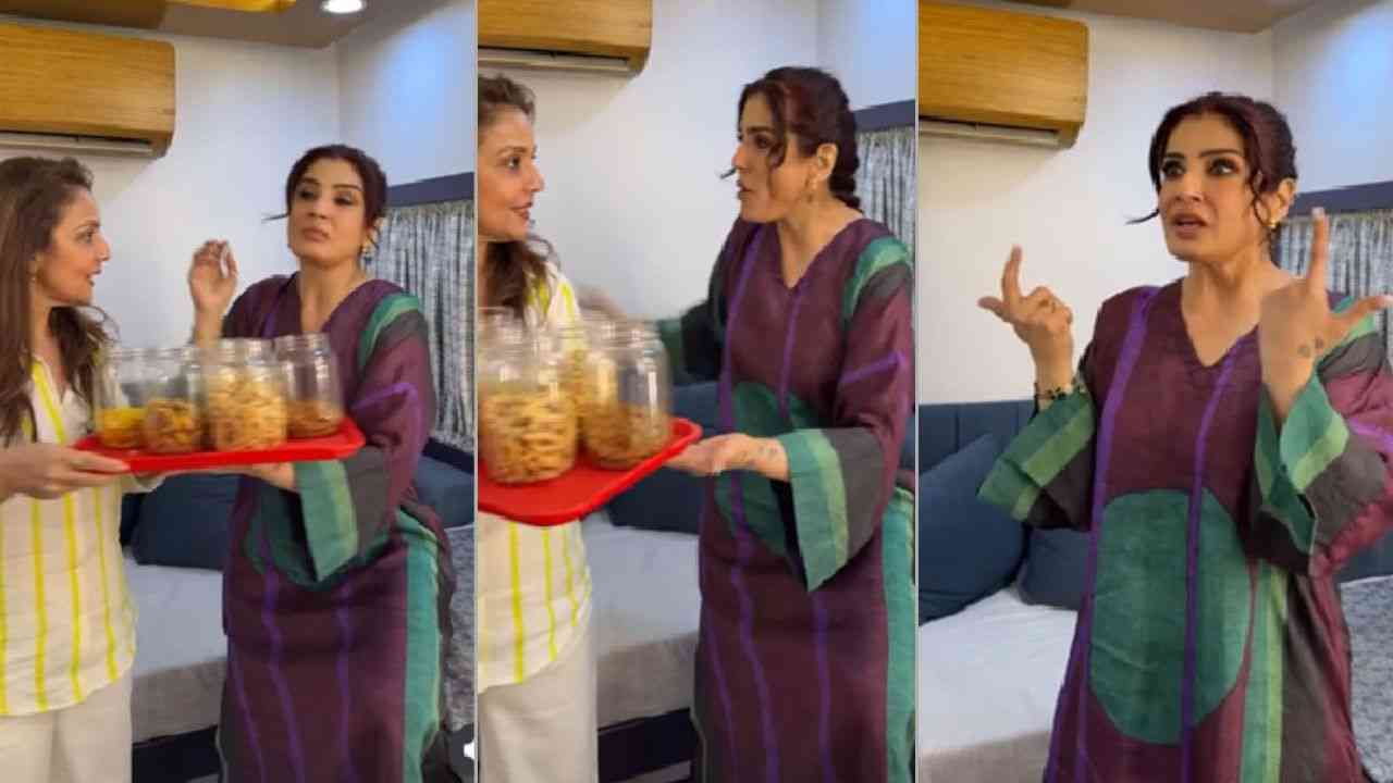 ਰਵੀਨਾ ਟੰਡਨ ਦਾ ਮਜ਼ੇਦਾਰ ਵੀਡੀਓ ਹੋ ਰਿਹਾ ਵਾਇਰਲ, ਕਿਹਾ ‘ਕਦੇ ਤਾਂ ਚੀਟ ਡੇਅ ਹੋਵੇ’