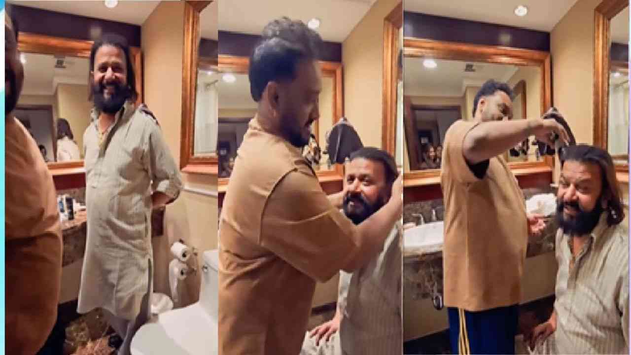 ਮਾਸਟਰ ਸਲੀਮ ਬਣੇ  Hair Stylist, ਹੰਸ ਰਾਜ ਹੰਸ ਦੇ ਭਰਾ ਪਰਮਜੀਤ ਸਿੰਘ ਦੇ ਵਾਲ ਸੈੱਟ ਕਰਦੇ ਹੋਏ ਆਏ ਨਜ਼ਰ
