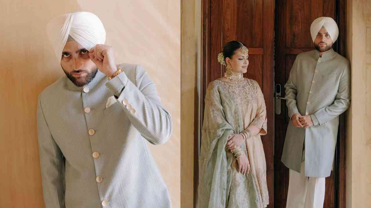 ਕਰਣ ਔਜਲਾ ਤੇ ਪਲਕ ਦੀ ਰੌਇਲ ਲੁੱਕ ਨੇ ਜਿੱਤਿਆ ਦਰਸ਼ਕਾਂ ਦਾ ਦਿਲ, ਸਰਦਾਰੀ ਲੁੱਕ ਖੂਬ ਫੱਬੇ ਕਰਣ ਔਜਲਾ